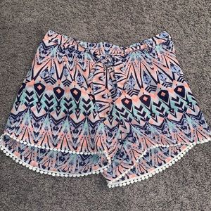 Francesca’s Multicolored preppy cute shorts